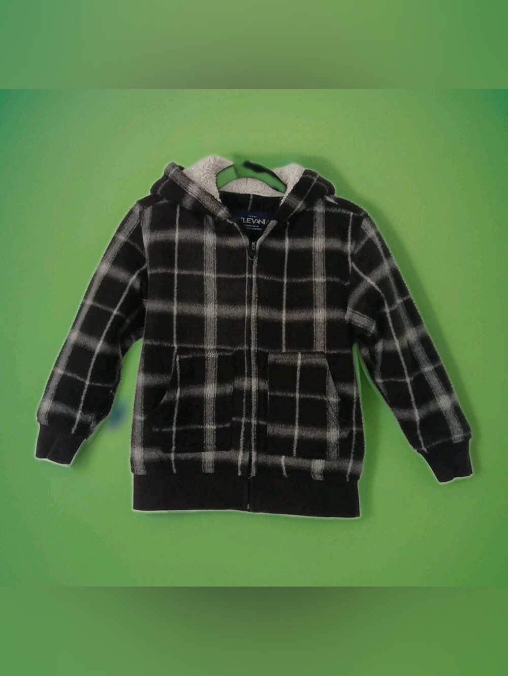 Tramk Elevani Boys Size M (5) Fleece Hoodie Full Front Zip Pockets